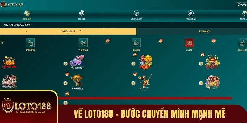 Về Loto188 - 2 Phút Tìm Hiểu Về Nguồn Gốc Của Trang Web 3 Về Loto188 - Bước chuyển mình mạnh mẽ